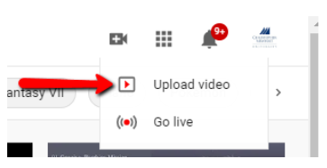 Upload Video Button